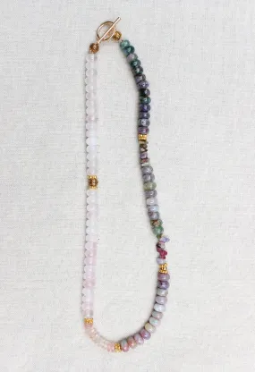 Quartz Rose Necklace