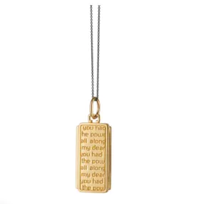 "DOROTHY" 18K GOLD MEDALLION-ch-41340