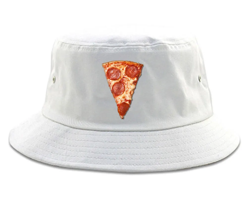 Real Pizza with Pepperoni Meme Bucket Hat Cap