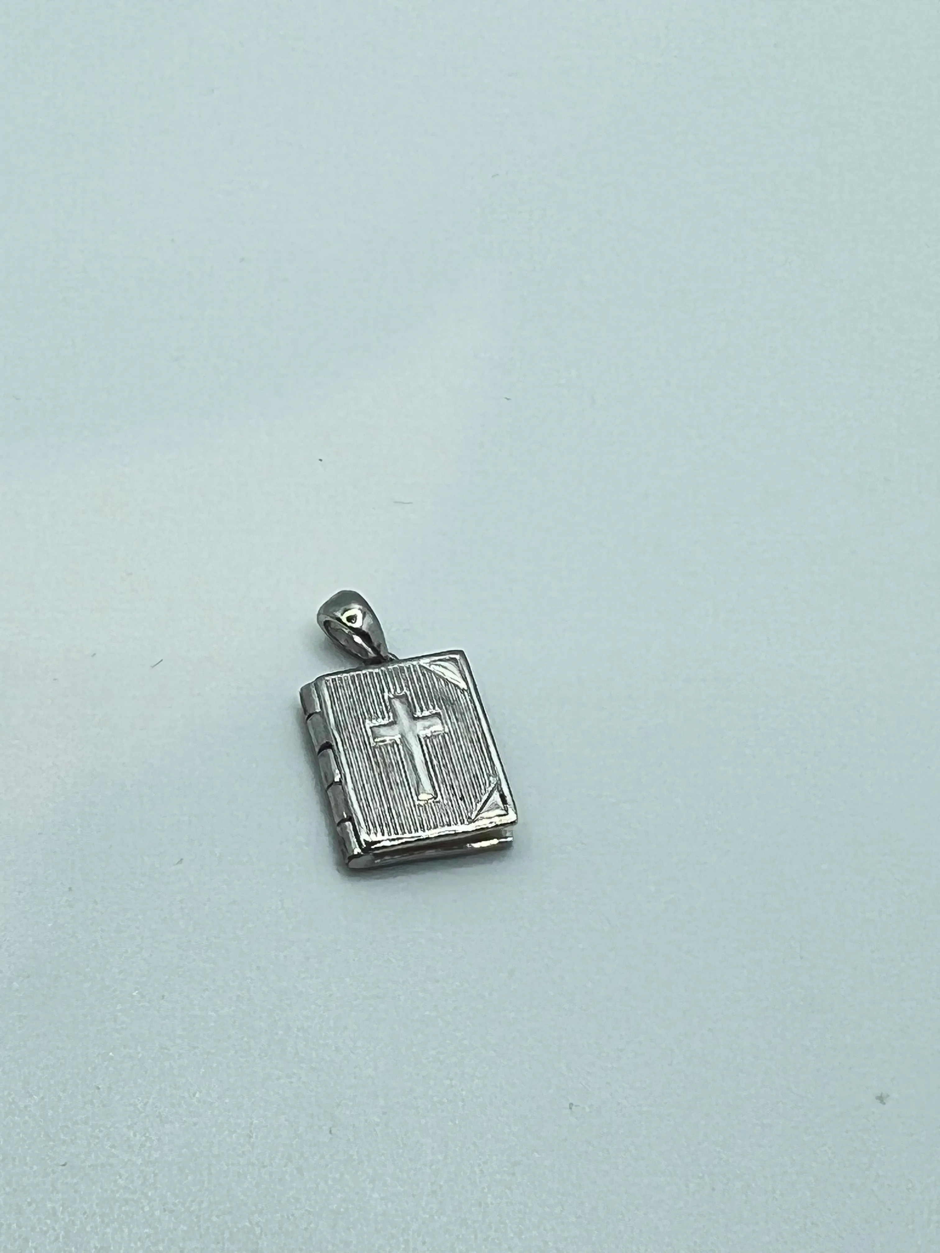 Real silver bible locket