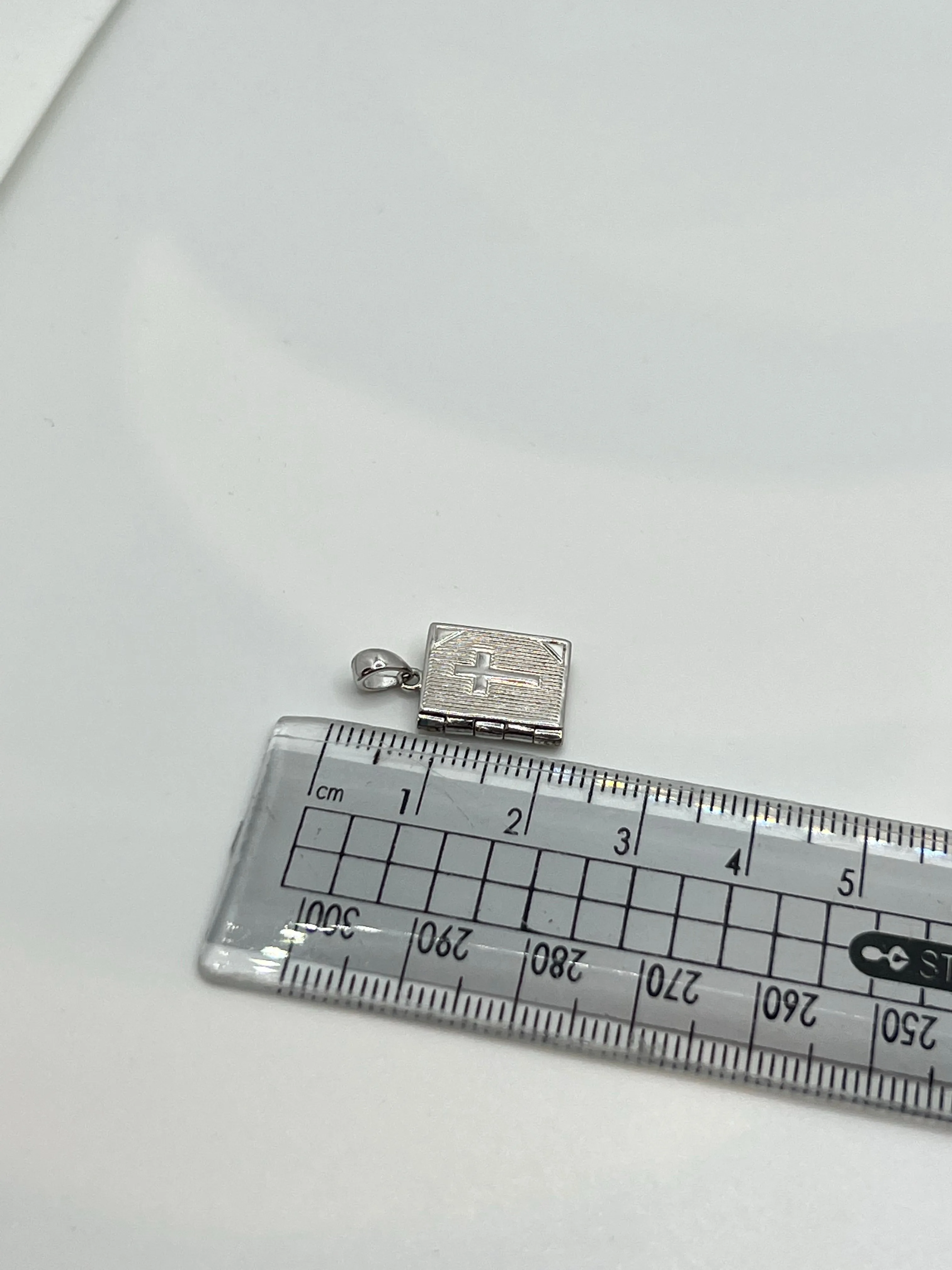 Real silver bible locket