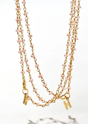 ROSE QUARTZ LOVE AND NURTURE 24K Vermeil Necklace