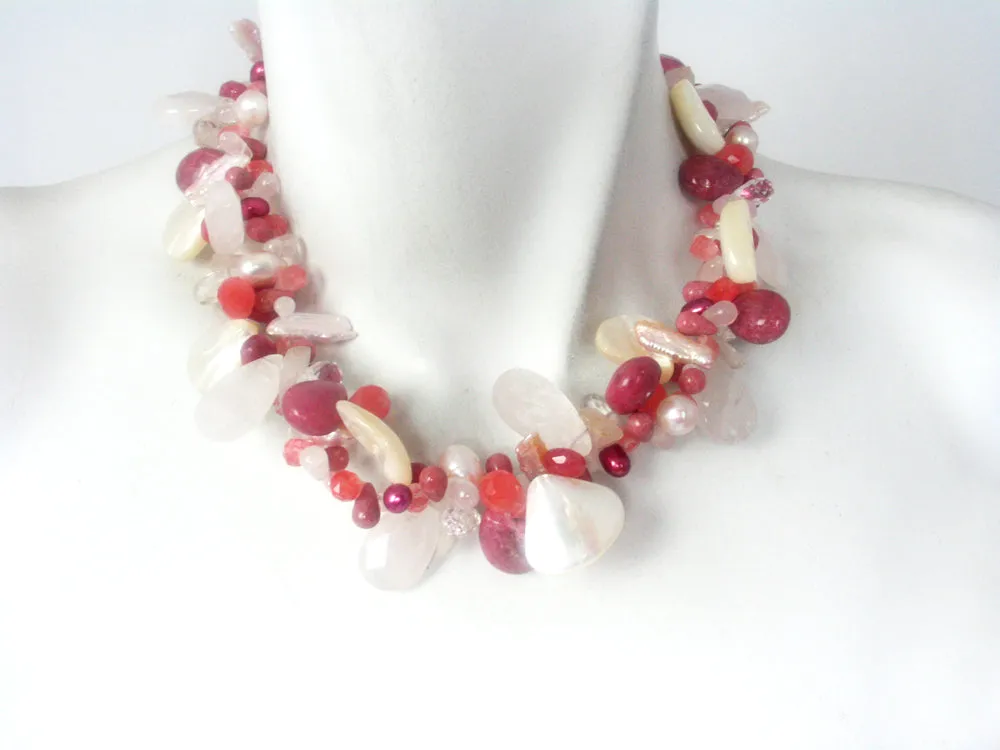 Rose Quartz  Necklace