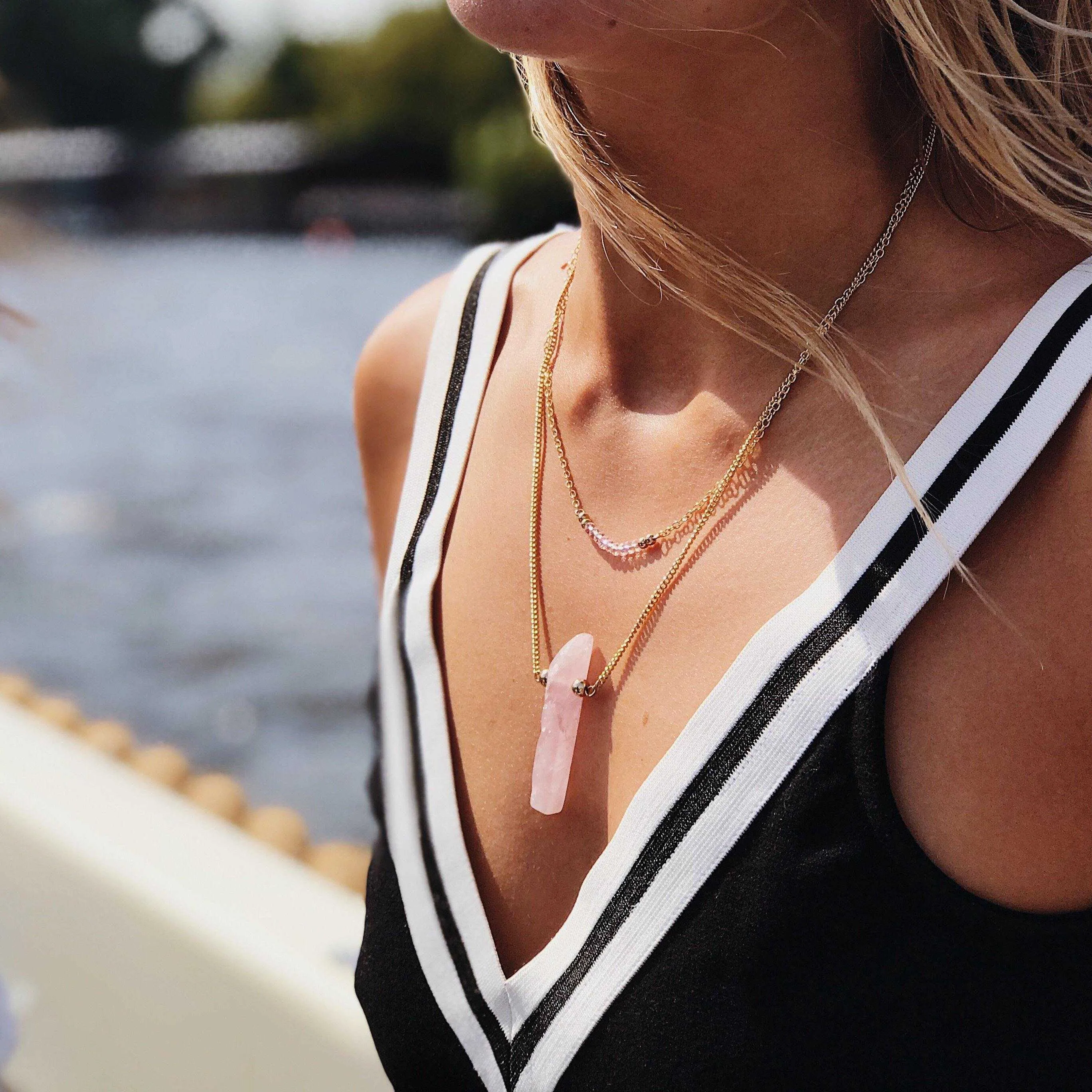 Rose Quartz Necklace