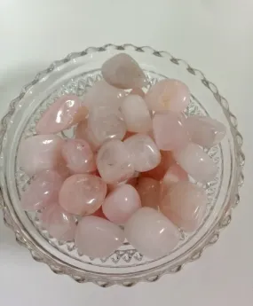 Rose quartz- Tumbled rose quartz- Natural rose quartz- Love crystal