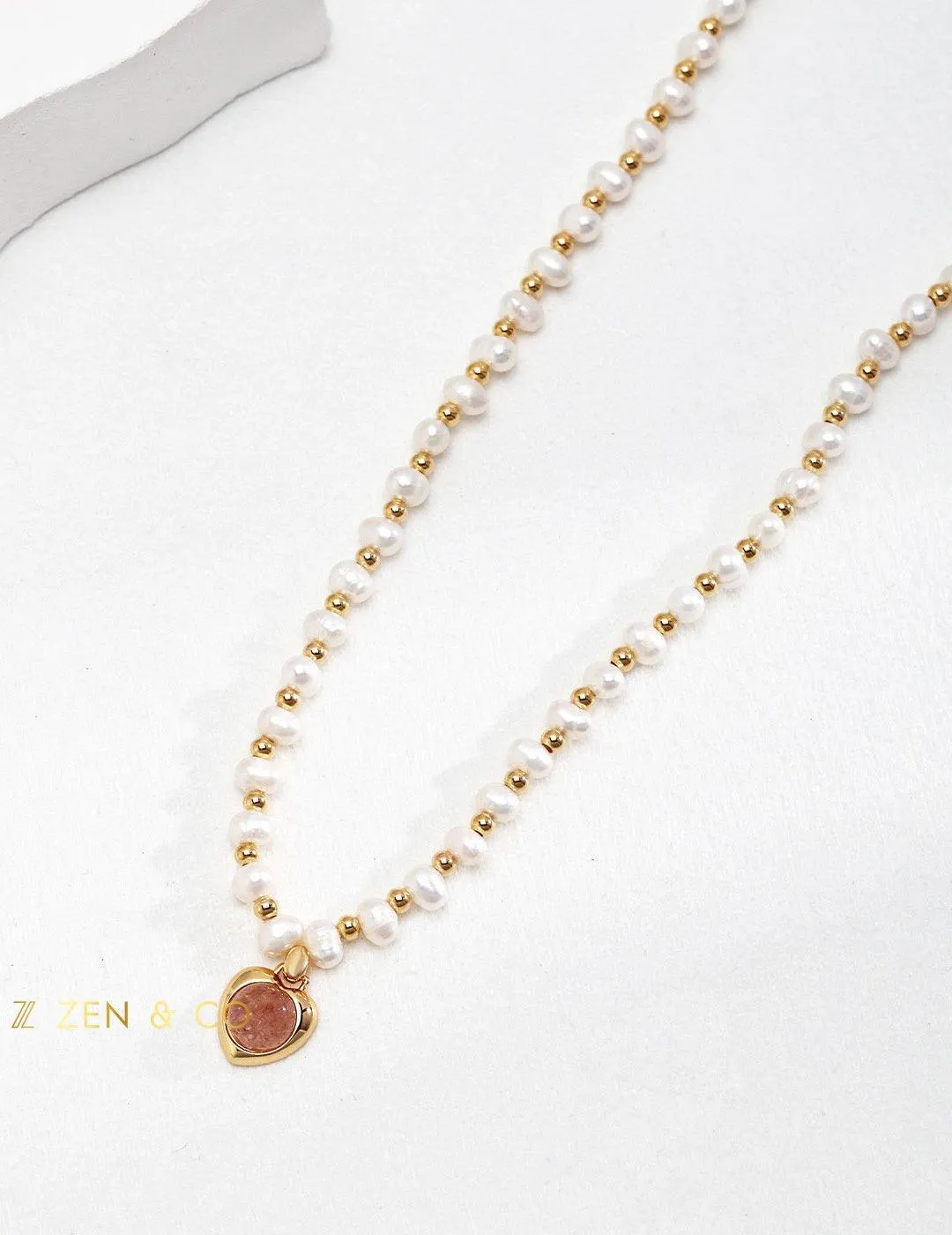 ROSITA Bohemian Pearl Necklace