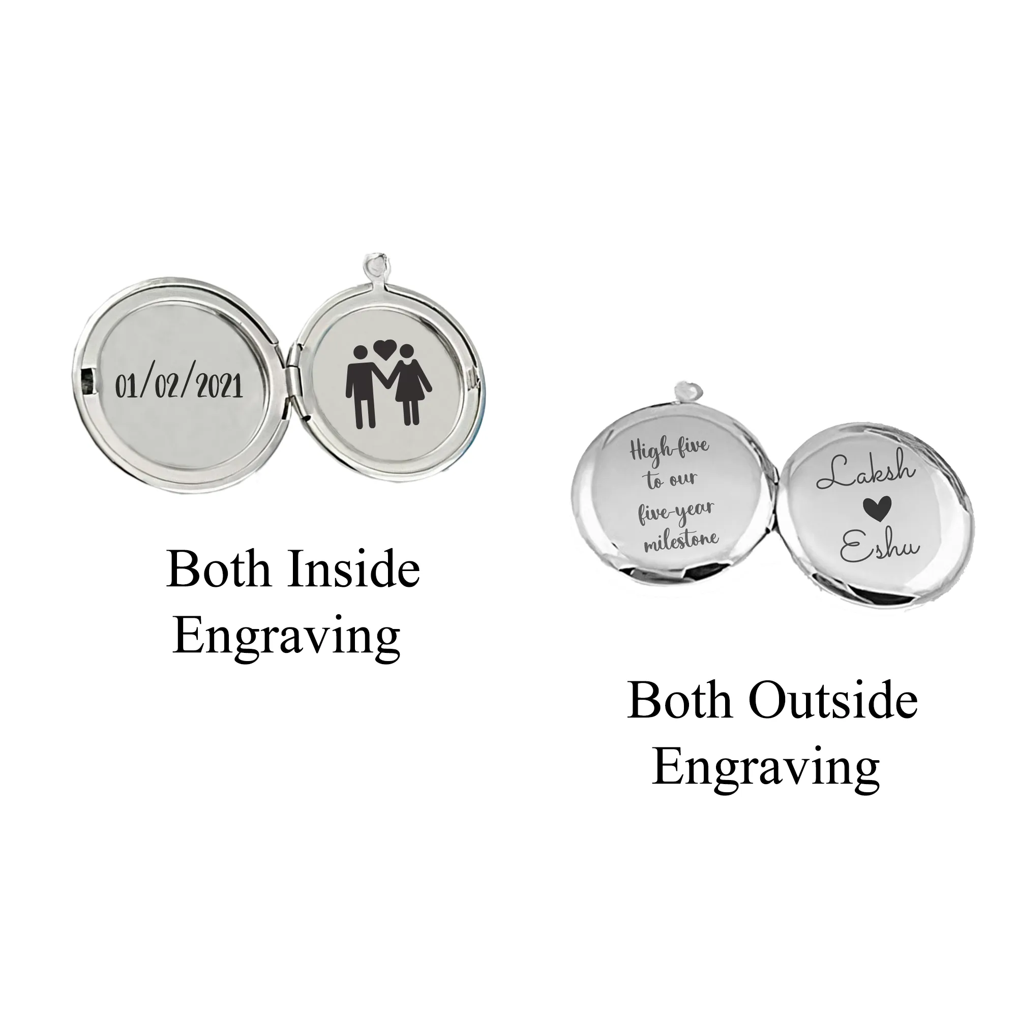 Round Shape Locket Keychain KCK 27