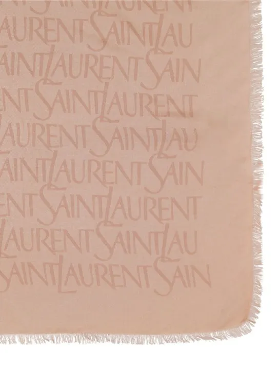Saint Laurent   Light modal &amp; cashmere scarf 