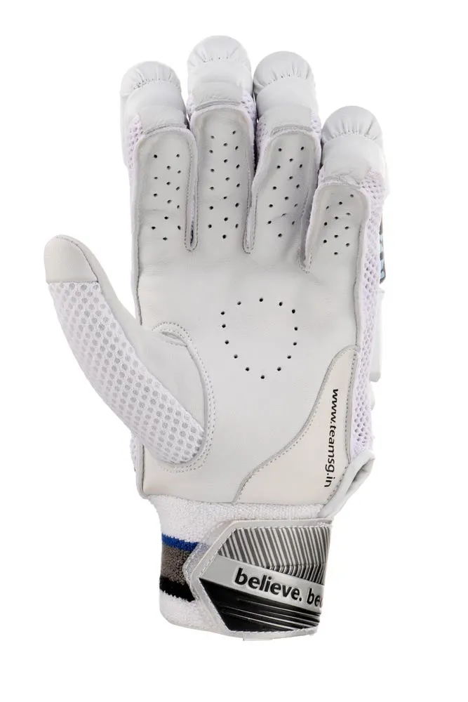 SG RP Lite Cricket Batting Gloves (Blue/White)