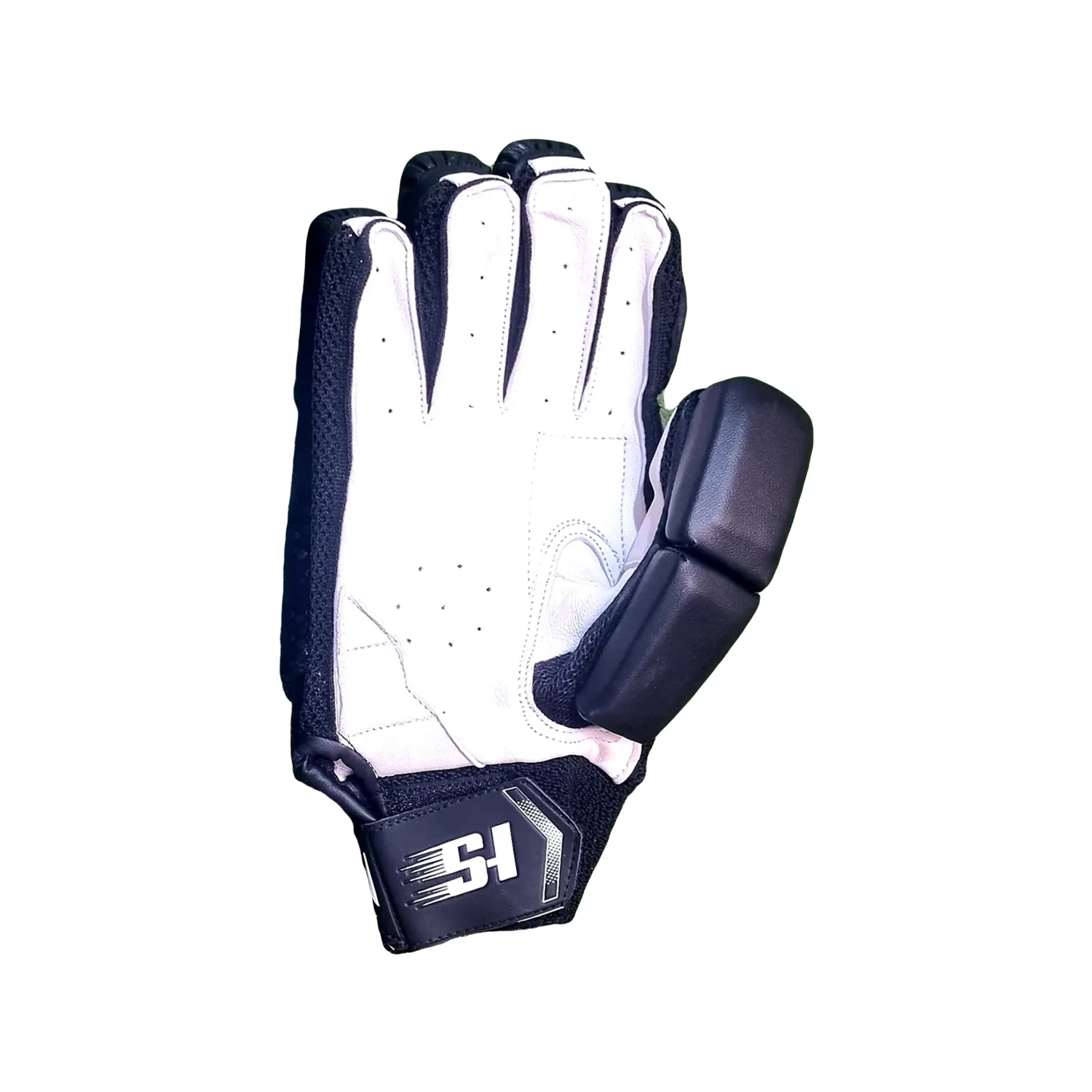 SH Cricket Batting Gloves Black - Youth