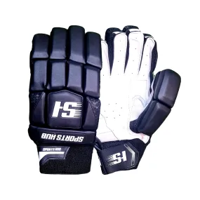 SH Cricket Batting Gloves Black - Youth