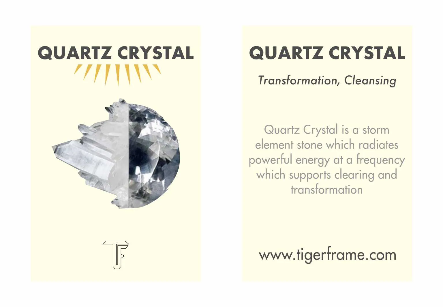SMALL CRYSTAL NECKLACE - QUARTZ CRYSTAL POINT - GOLD