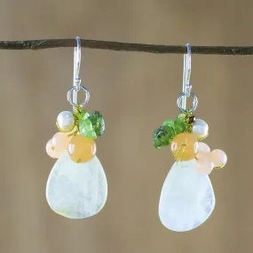 Soft Drops Beaded Earrings