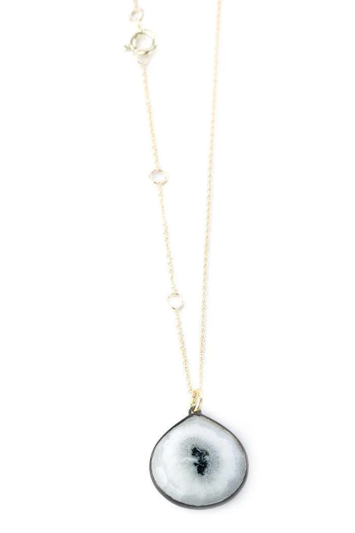 Solar Quartz Earring and Necklace Set