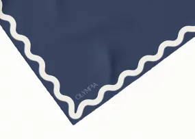 Sophie Blue Moon Silk Cotton Scarf - 54x54cm