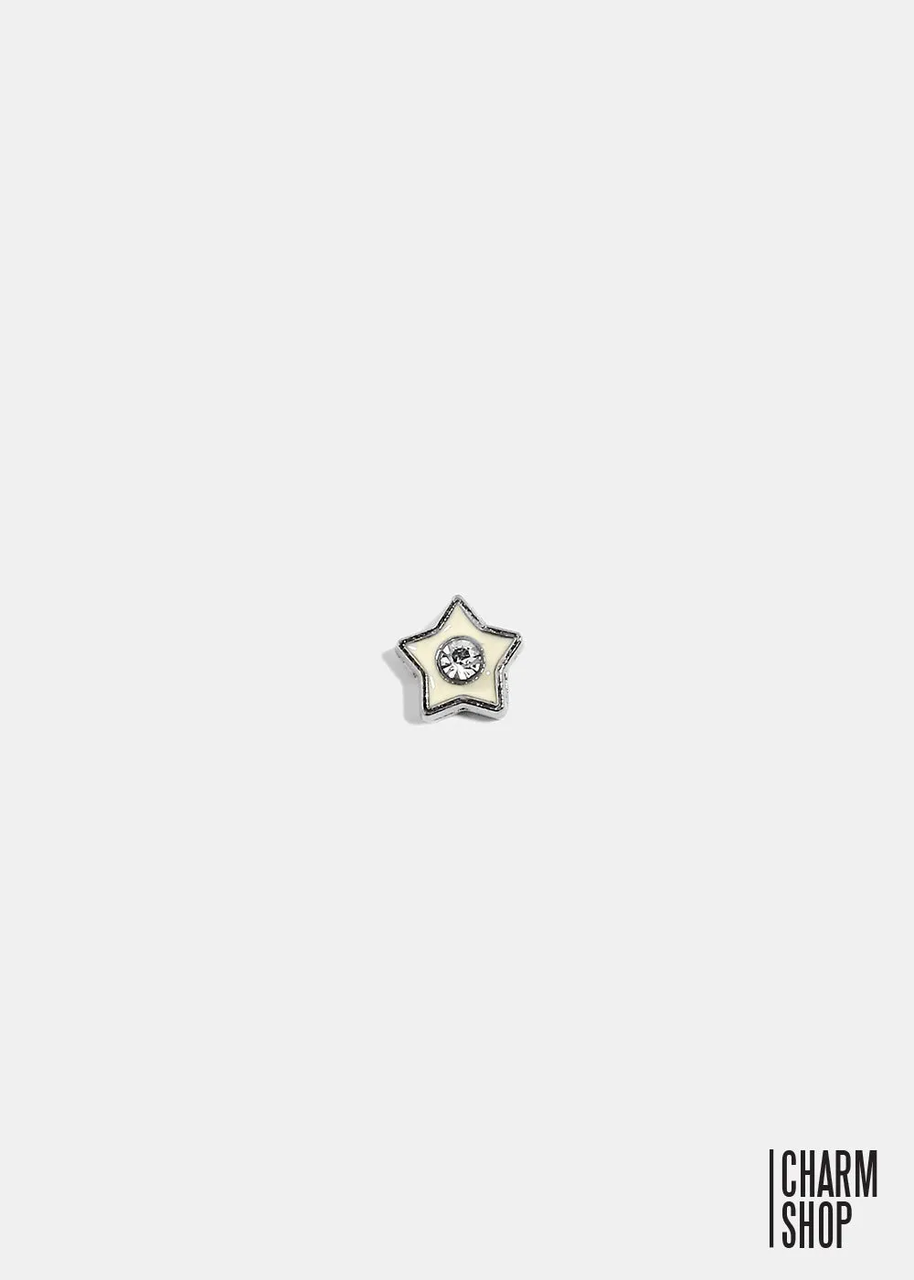 Star Rhinestone Locket Charm