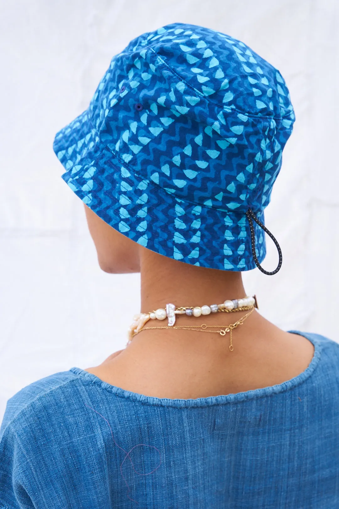 Sublime Cloth Bucket Hat Blue Turquoise 0403