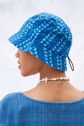 Sublime Cloth Bucket Hat Blue Turquoise 0403