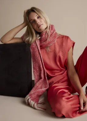 Summum Rouge Herringbone Scarf