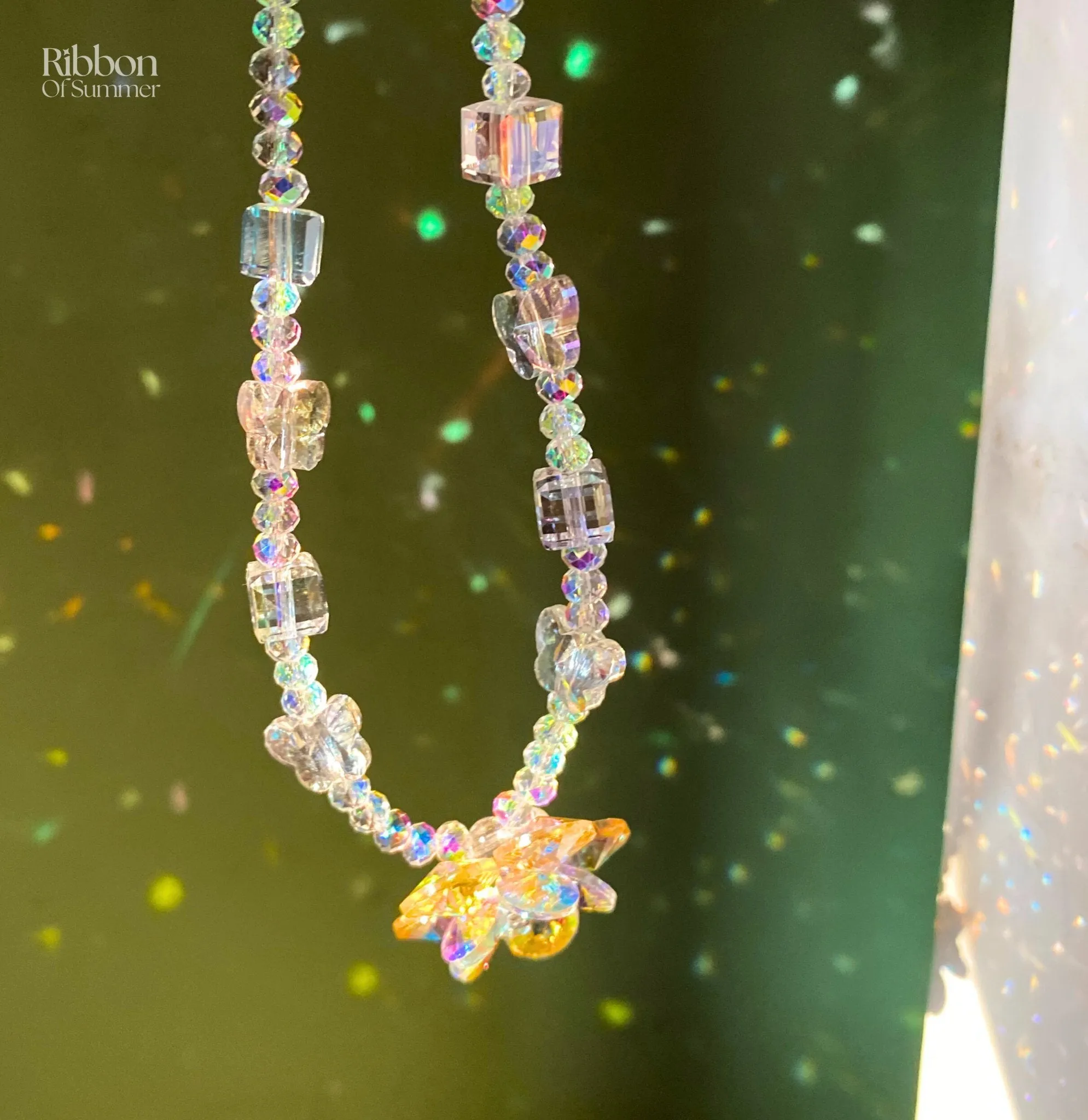 Suncatcher crystal pendant for women