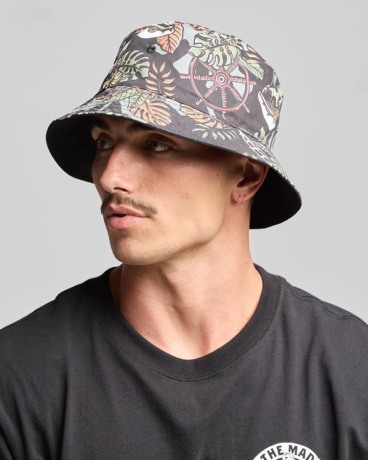 The Mad Hueys THE ISLAND CAPTAIN | REVERSIBLE BUCKET HAT