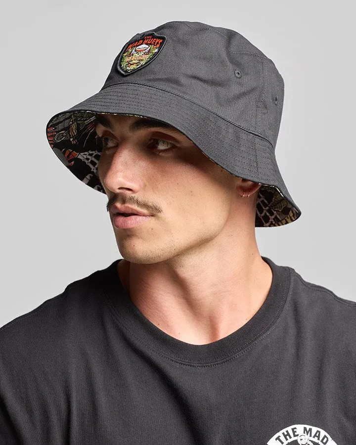 The Mad Hueys THE ISLAND CAPTAIN | REVERSIBLE BUCKET HAT