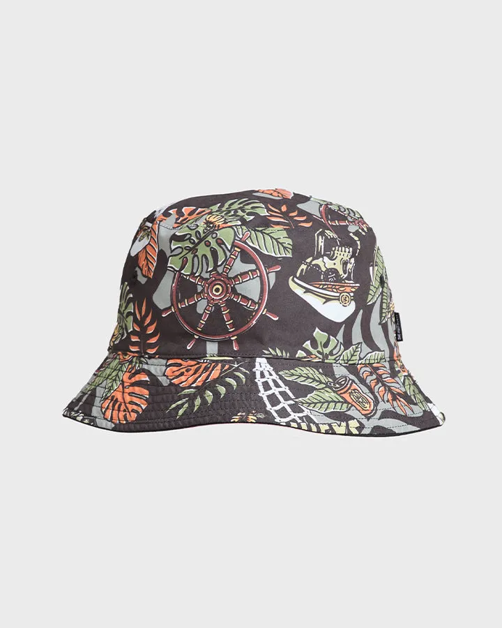 The Mad Hueys THE ISLAND CAPTAIN | REVERSIBLE BUCKET HAT