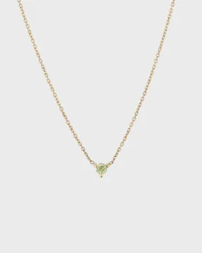 The Petite Peridot Birthstone Necklace
