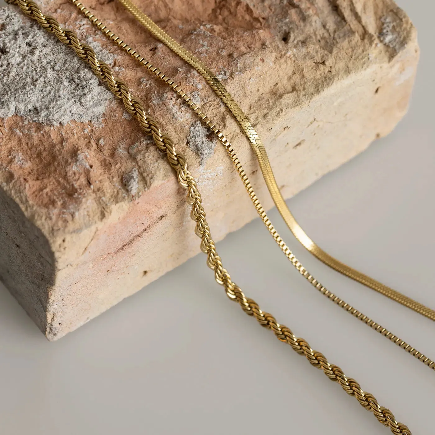 Thick Twisted Chain Necklace