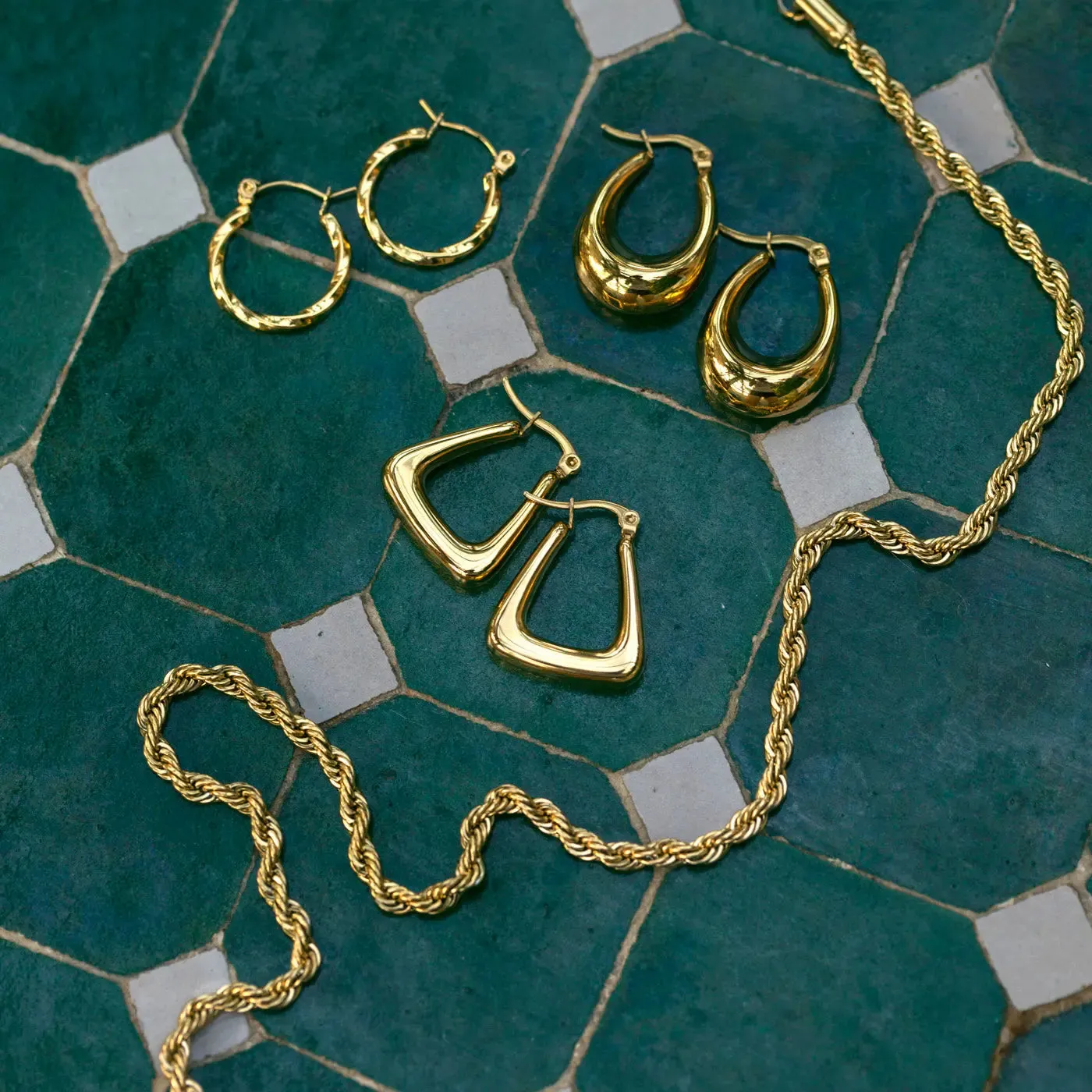 Thick Twisted Chain Necklace