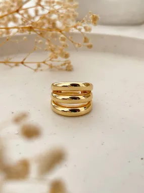 Triplet Dome Ring