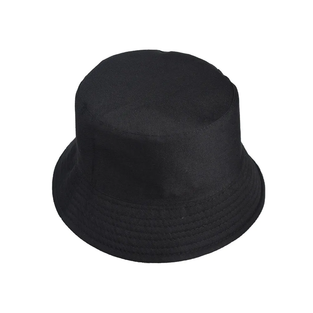 Unisex Reservible Rose Print Boonie Bucket Hat Cap Brim Outdoor Sun Safari Camping Fishing