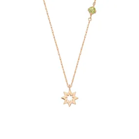 VENUS STAR PERIDOT NECKLACE
