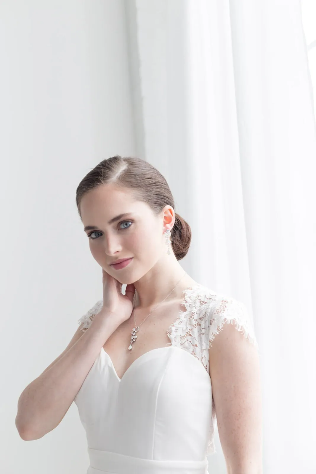 White Opal Jewelry Set