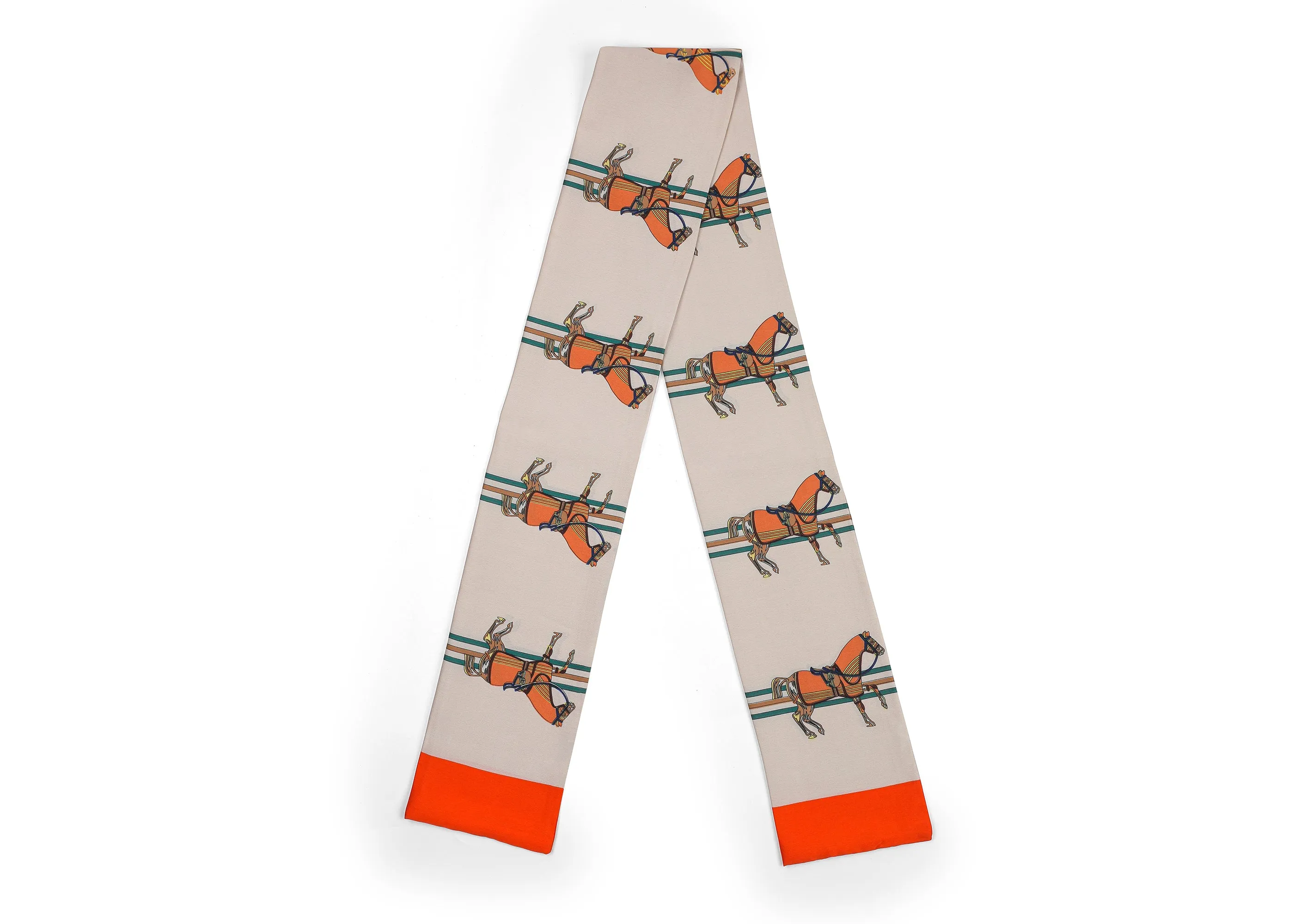 Women Long Silk Scarf