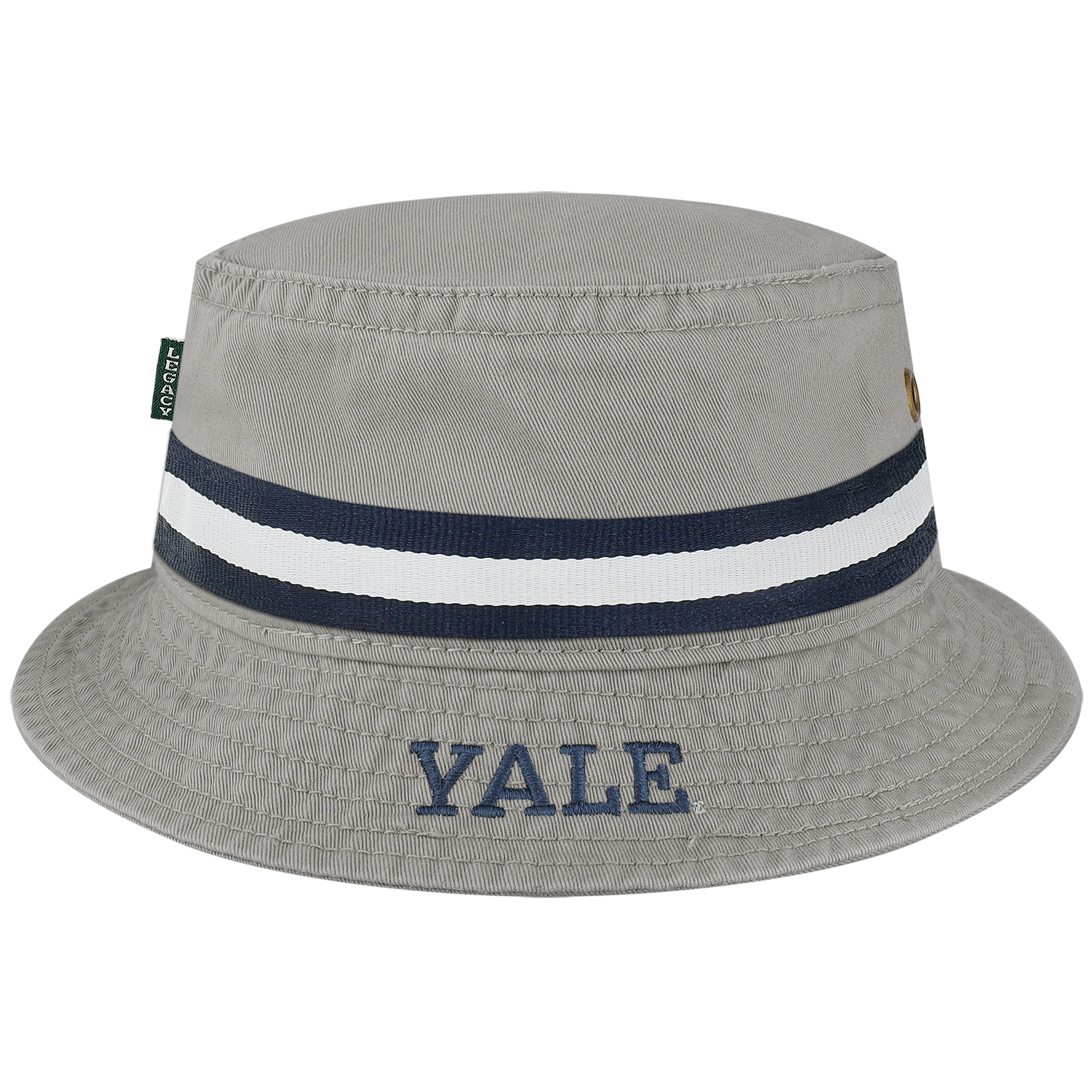 Yale University Bulldogs Grey Relaxed Twill Bucket Hat