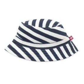 Zutano Baby Bucket Sun Hat Navy and White Stripe - Retired